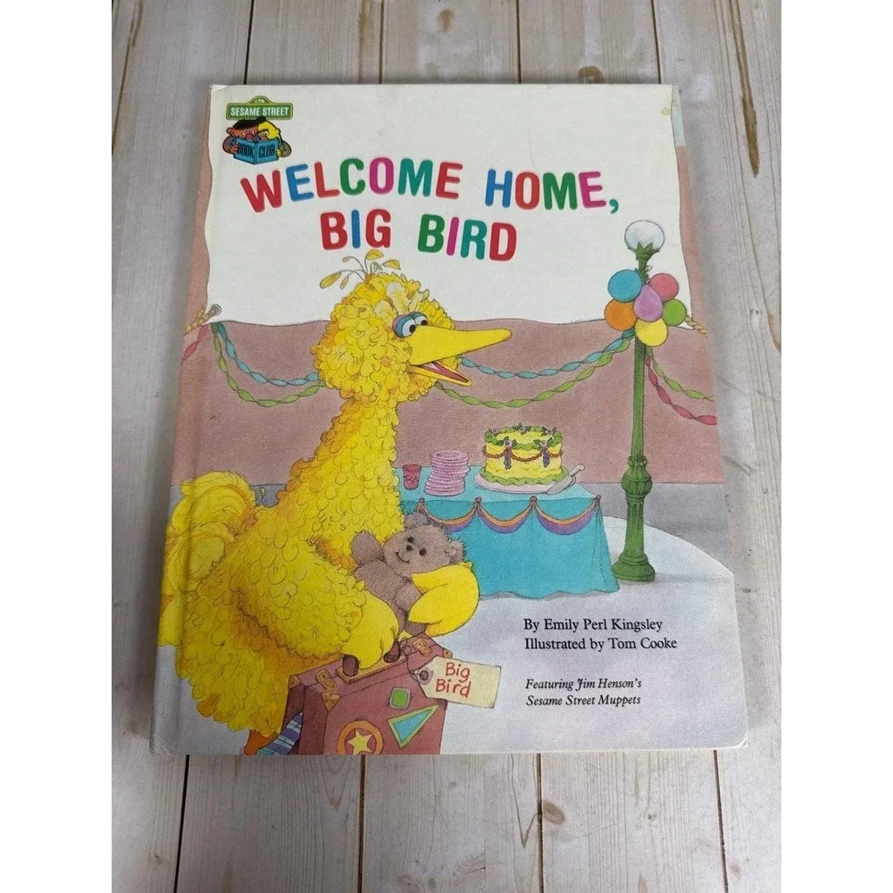 Vintage Sesame Street Book Club Lot 8 Big‎ Bird Friendship Stories 1980s